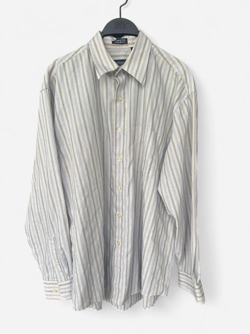 Van Heusen Men's Light Blue & White Striped Button-Down Shirt